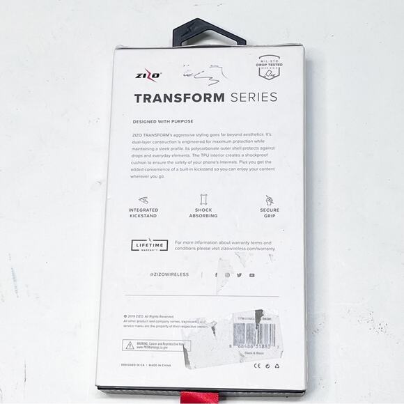 Zizo Transform Series Hard Cover for Samsung Galaxy A10e Case - black - Picture 2 of 2